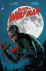 Cover of UNIVERSAL MONSTERS BLOOD OF THE WOLF MAN #1, published by Image