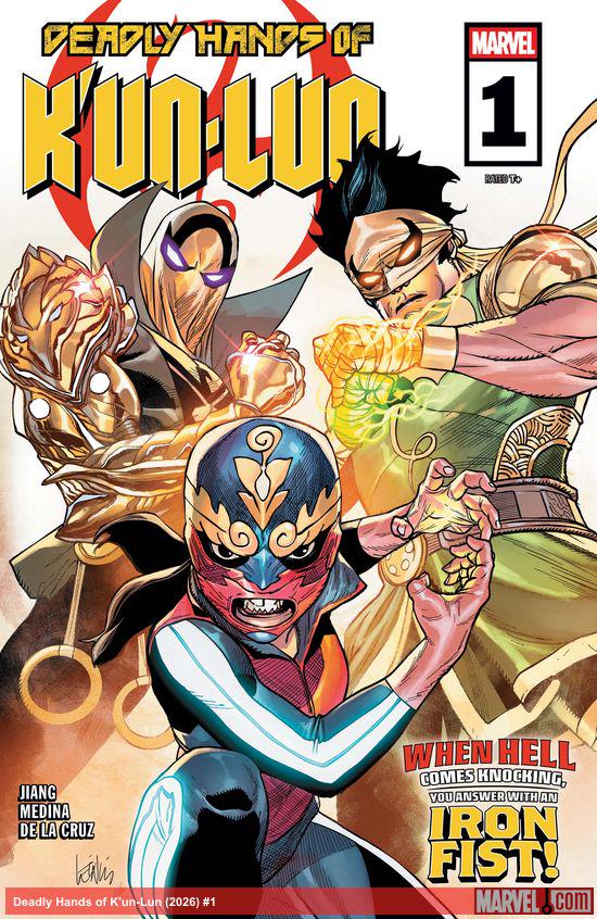 Cover of Deadly Hands Of K'un-Lun #1, published by Marvel
