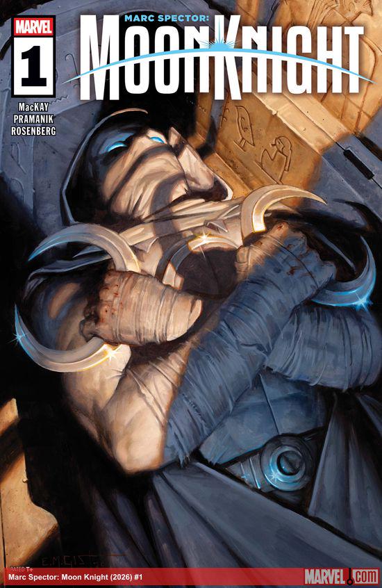 Cover of Marc Spector: Moon Knight #1, published by Marvel