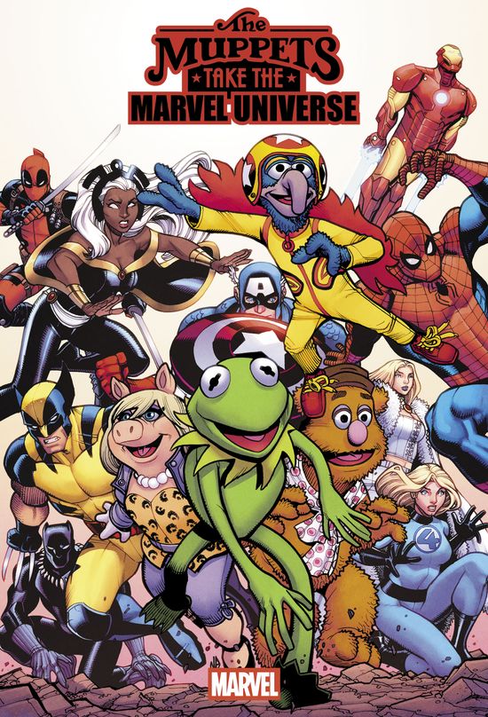 Cover of MUPPETS TAKE THE MARVEL UNIVERSE #1, published by Marvel