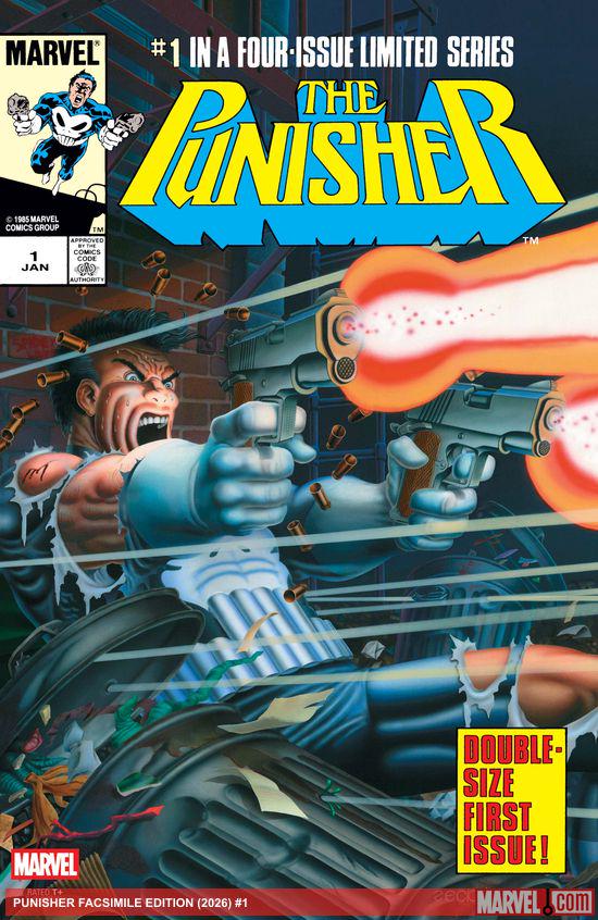 Cover of Punisher #1 Facsimile Edition #11, published by Marvel