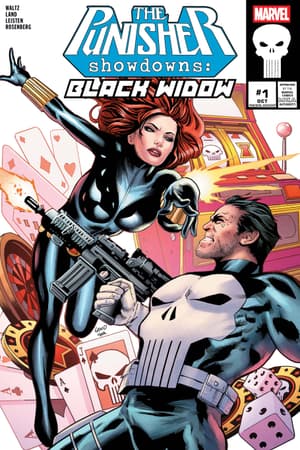 Cover of Punisher Showdowns: Black Widow #1, published by Marvel