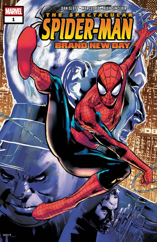 Cover of Spectacular Spider-Man: Brand New Day #1, published by Marvel