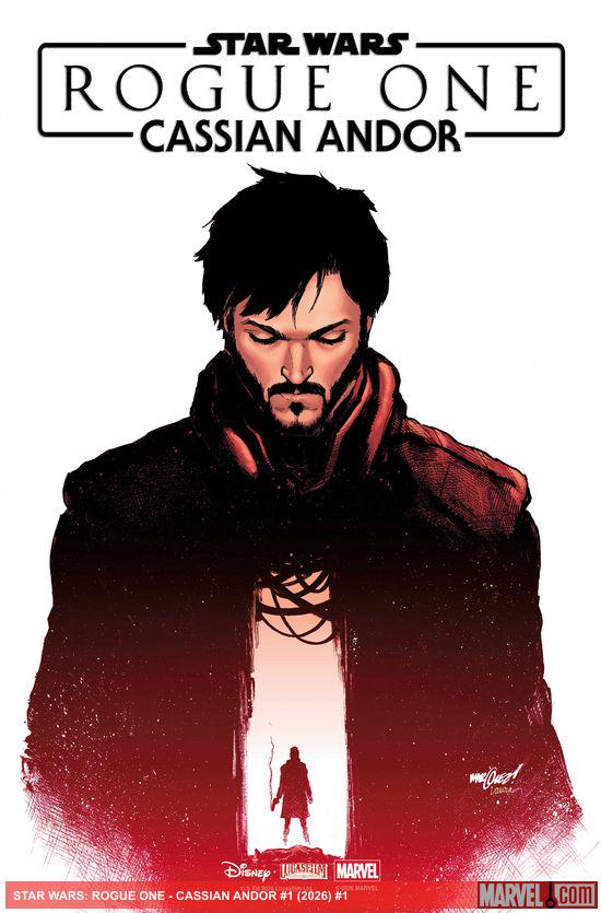 Cover of Star Wars: Rogue One - Cassian Andor #1, published by Marvel