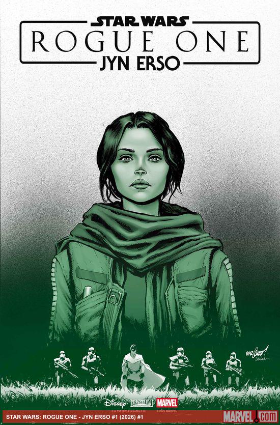 Cover of Star Wars: Rogue One - Jyn Erso #1, published by Marvel