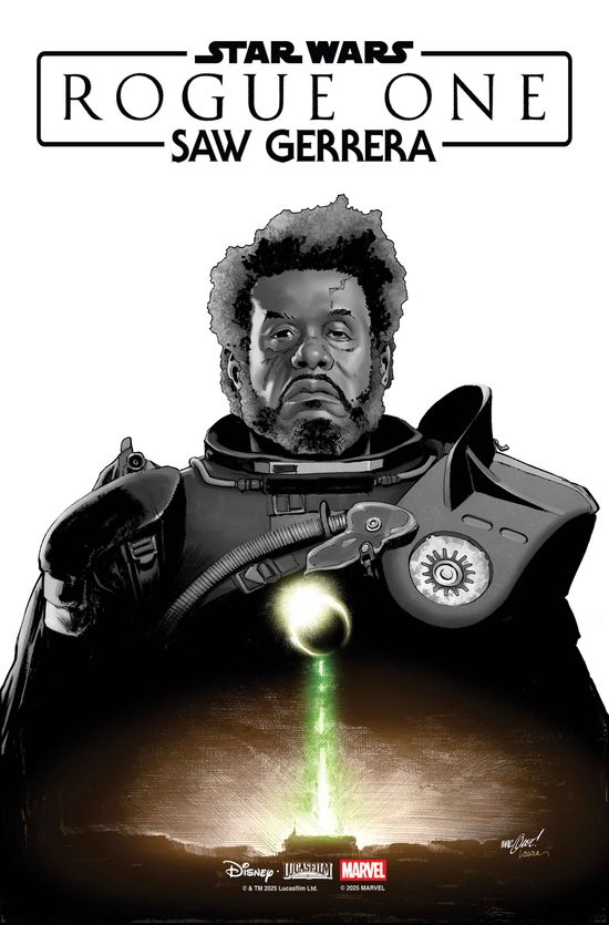 Cover of Star Wars: Rogue One - Saw Gerrera #1, published by Marvel