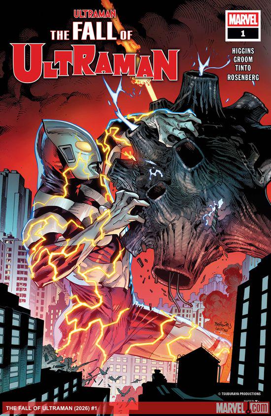 Cover of The Fall Of Ultraman #1, published by Marvel