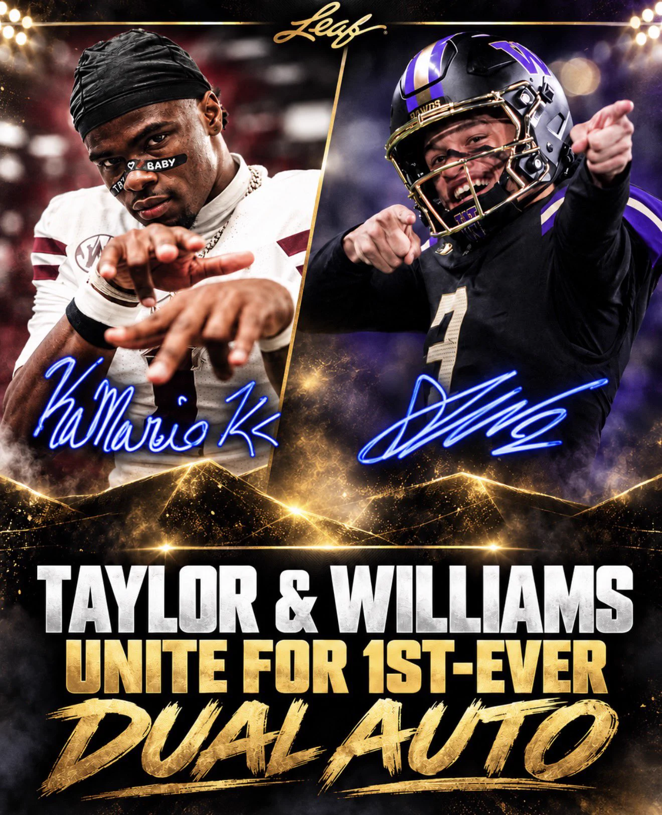 2026 Leaf Trinity Football image posted by Leaf Trading Cards