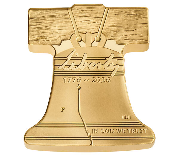 Freedom Ringing – Liberty Bell One Ounce Gold Coin, struck at the Philadelphia Mint, United States Mint product photograph