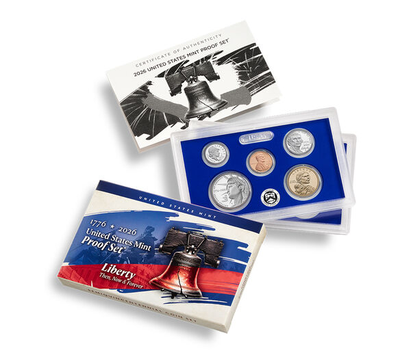 Semiquincentennial Proof Set 2026, struck at the San Francisco Mint, United States Mint product photograph