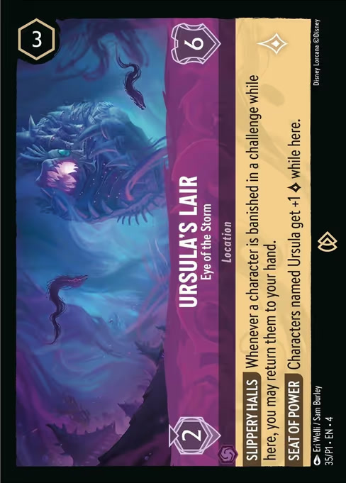 Ursula's Lair - Eye of the Storm, a Promo card from Disney Lorcana: Promo Set 1