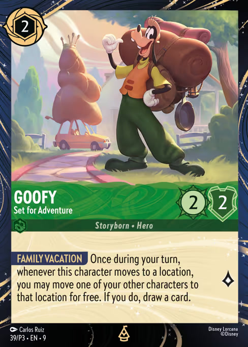 Goofy - Set for Adventure, a Promo card from Disney Lorcana: Promo Set 3