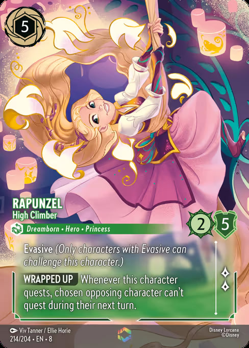 Rapunzel - High Climber, an Enchanted card from Disney Lorcana: Reign of Jafar