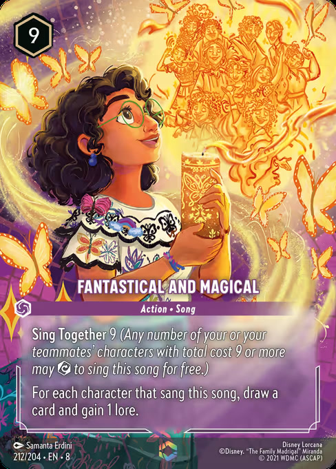 Fantastical and Magical, an Enchanted card from Disney Lorcana: Reign of Jafar