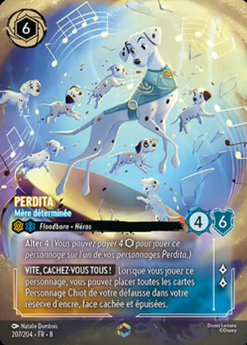 Perdita - Determined Mother, an Enchanted card from Disney Lorcana: Reign of Jafar