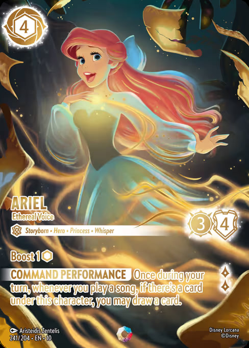 Ariel - Ethereal Voice, an Iconic card from Disney Lorcana: Whispers in the Well