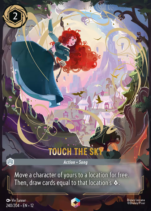 Touch the Sky, an Enchanted card from Disney Lorcana: Wilds Unknown
