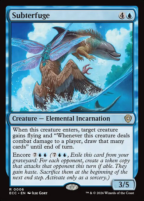 Subterfuge, a Rare card from Magic: The Gathering: Lorwyn Eclipsed Commander