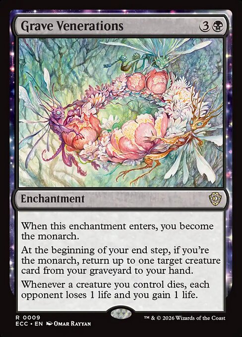 Grave Venerations, a Rare card from Magic: The Gathering: Lorwyn Eclipsed Commander
