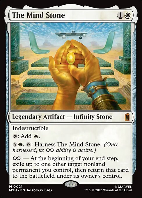 The Mind Stone, a Mythic card from Magic: The Gathering: Marvel Super Heroes