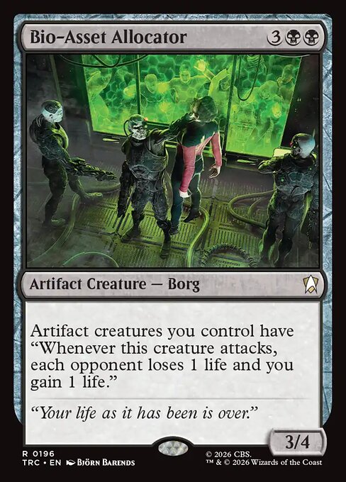Bio-Asset Allocator, a Rare card from Magic: The Gathering: Star Trek Commander