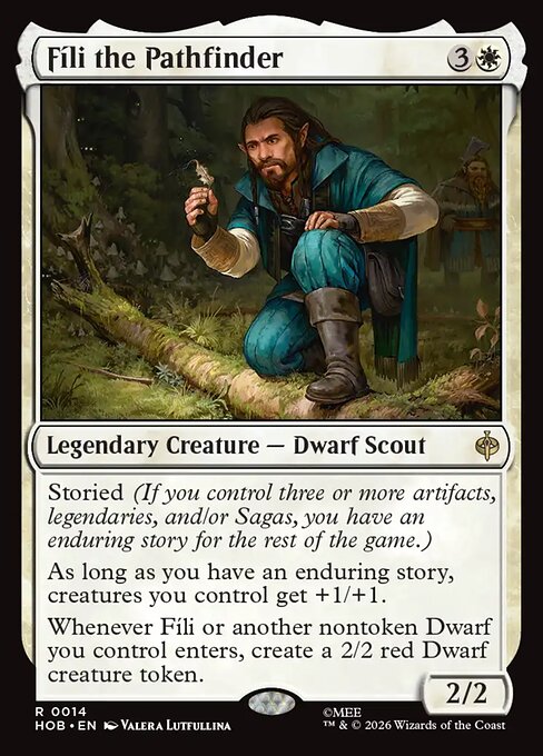 Fíli the Pathfinder, a Rare card from Magic: The Gathering: The Hobbit