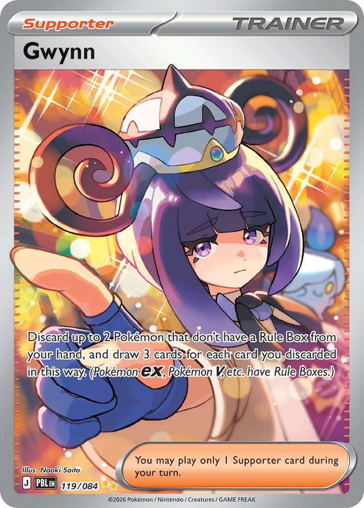 Gwynn, a card from Pokemon TCG: Pitch Black